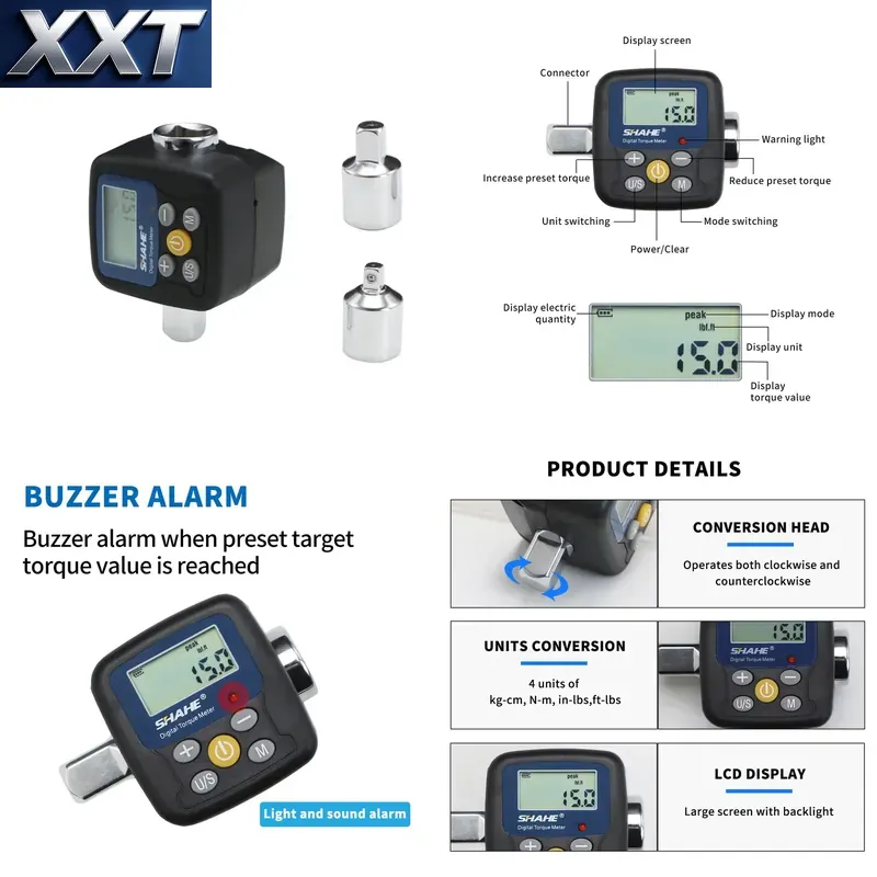 XXT Shahe Digital Torque Wrenc - đánh giá và giá Electronics Repair Tools